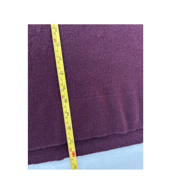Halogen Purple/ Burgundy Cashmere Sweater Sz 1 - Picture 7 of 8
